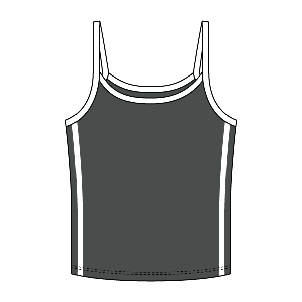 Ringer Tank with Spaghetti Straps