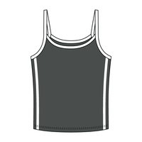Ringer Tank with Spaghetti Straps