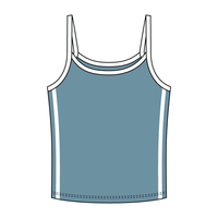 Ringer Tank with Spaghetti Straps