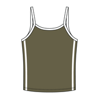 Ringer Tank with Spaghetti Straps