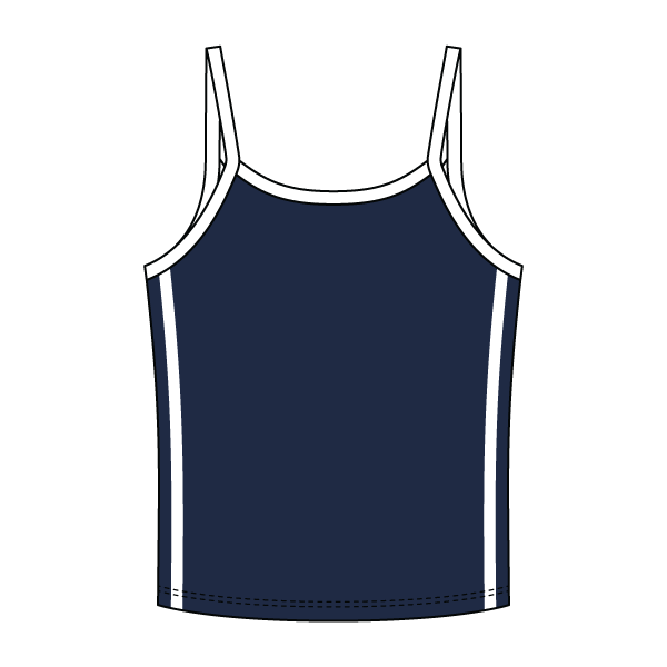 Ringer Tank with Spaghetti Straps
