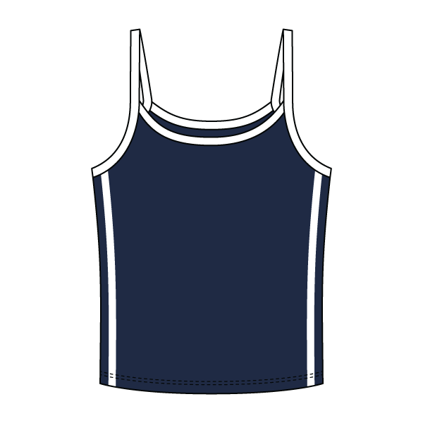 Ringer Tank with Spaghetti Straps