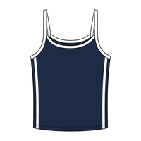 Ringer Tank with Spaghetti Straps
