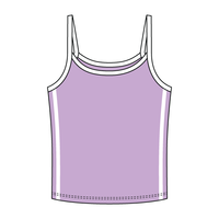 Ringer Tank with Spaghetti Straps