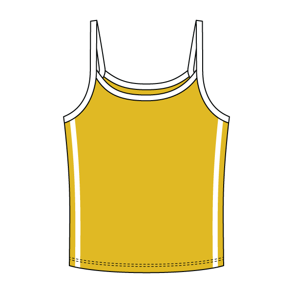 Ringer Tank with Spaghetti Straps