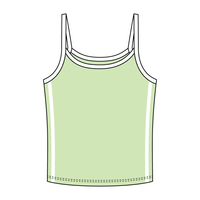 Ringer Tank with Spaghetti Straps