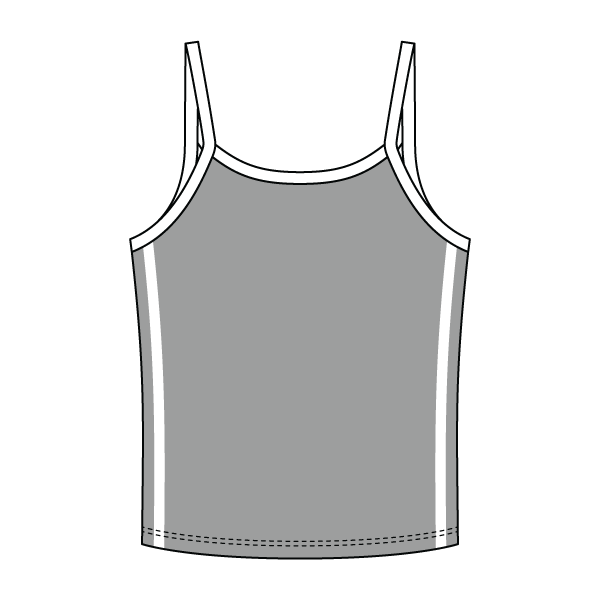 Ringer Tank with Spaghetti Straps