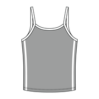 Ringer Tank with Spaghetti Straps