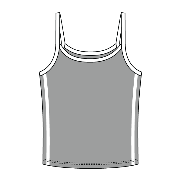 Ringer Tank with Spaghetti Straps