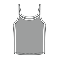 Ringer Tank with Spaghetti Straps