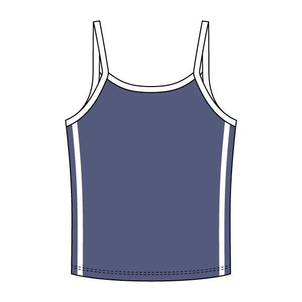 Ringer Tank with Spaghetti Straps