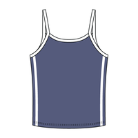 Ringer Tank with Spaghetti Straps