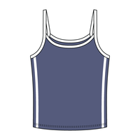 Ringer Tank with Spaghetti Straps
