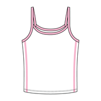 Ringer Tank with Spaghetti Straps