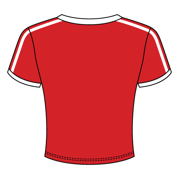 Ringer Tee with Shoulder Stripes - The Collegiate Lineup