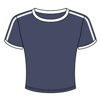 Ringer Tee with Shoulder Stripes - The Collegiate Lineup
