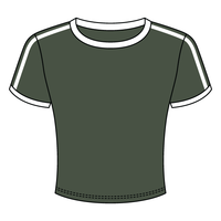 Ringer Tee with Shoulder Stripes - The Collegiate Lineup