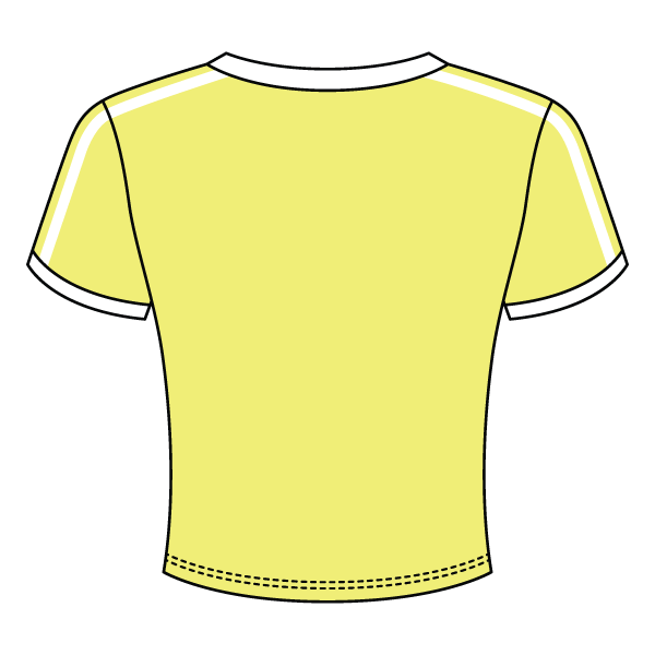 Ringer Tee with Shoulder Stripes - The Collegiate Lineup