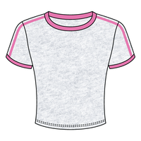 Ringer Tee with Shoulder Stripes - The Collegiate Lineup