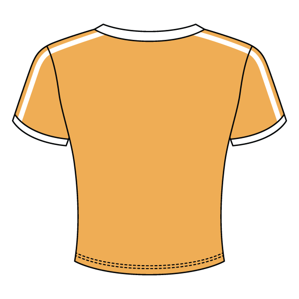 Ringer Tee with Shoulder Stripes - The Collegiate Lineup