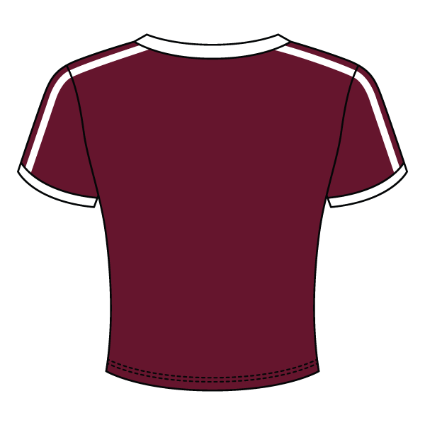 Ringer Tee with Shoulder Stripes - The Collegiate Lineup