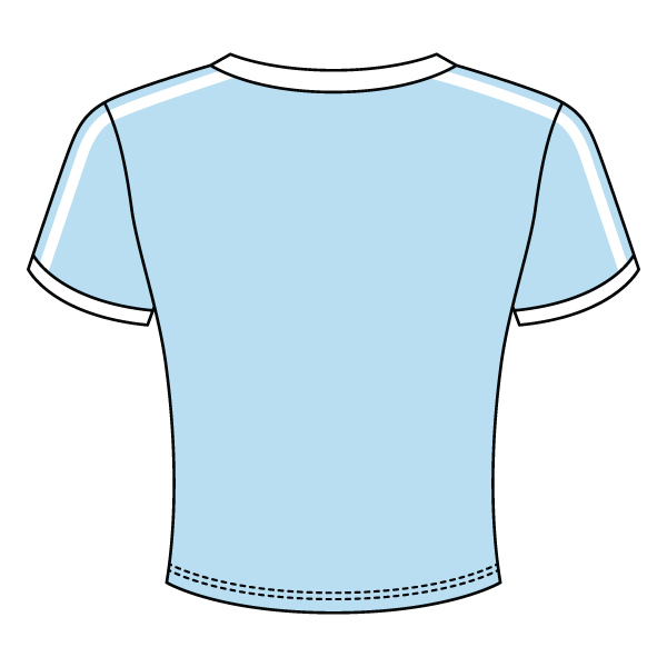 Ringer Tee with Shoulder Stripes - The Collegiate Lineup