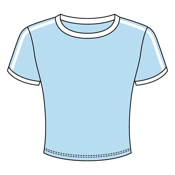 Ringer Tee with Shoulder Stripes - The Collegiate Lineup