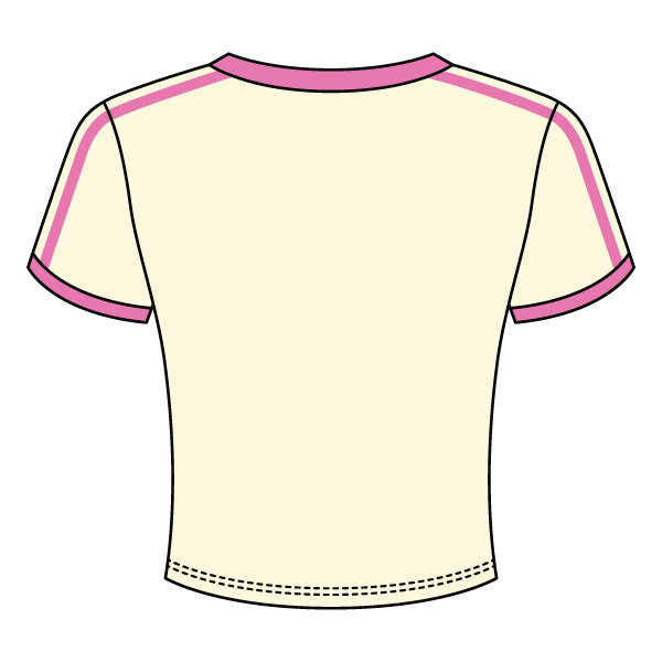 Ringer Tee with Shoulder Stripes - The Collegiate Lineup