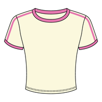 Ringer Tee with Shoulder Stripes - The Collegiate Lineup