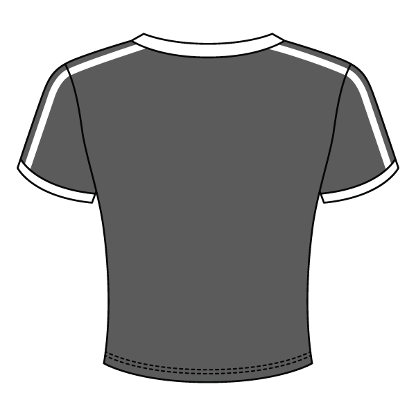 Ringer Tee with Shoulder Stripes - The Collegiate Lineup