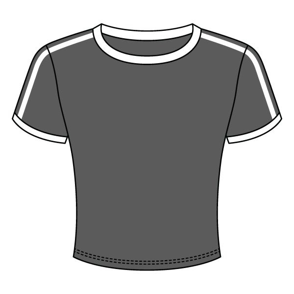 Ringer Tee with Shoulder Stripes - The Collegiate Lineup