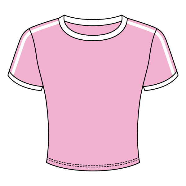 Ringer Tee with Shoulder Stripes - The Collegiate Lineup