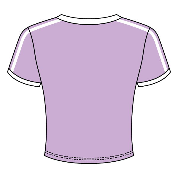 Ringer Tee with Shoulder Stripes - The Collegiate Lineup
