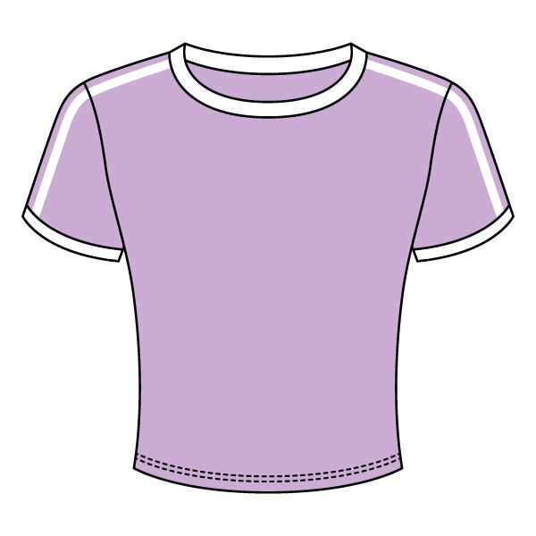 Ringer Tee with Shoulder Stripes - The Collegiate Lineup