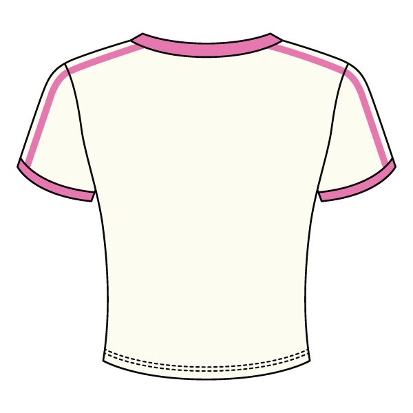 Ringer Tee with Shoulder Stripes - The Collegiate Lineup