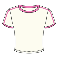 Ringer Tee with Shoulder Stripes - The Collegiate Lineup