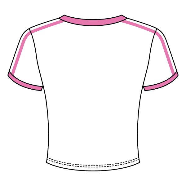 Ringer Tee with Shoulder Stripes - The Collegiate Lineup