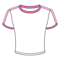 Ringer Tee with Shoulder Stripes - The Collegiate Lineup