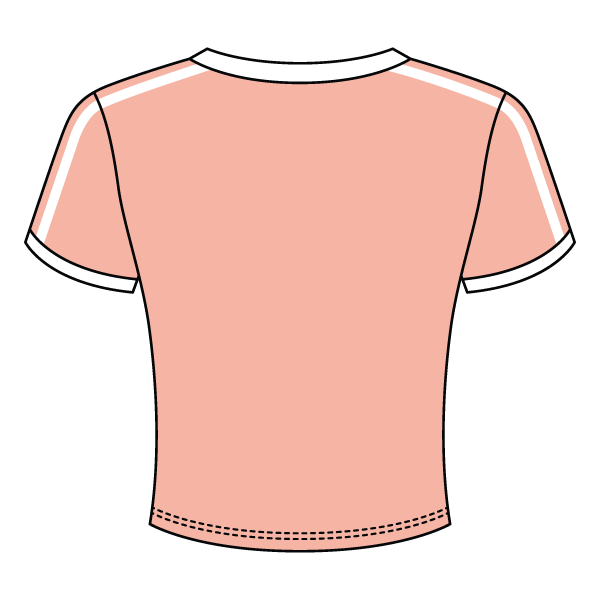 Ringer Tee with Shoulder Stripes - The Collegiate Lineup