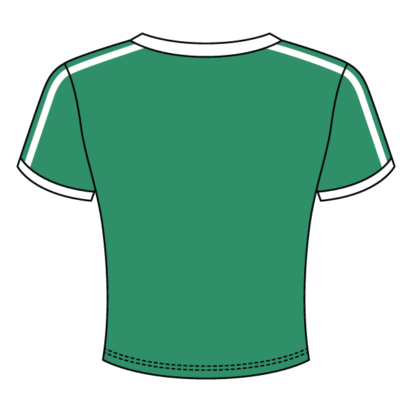 Ringer Tee with Shoulder Stripes - The Collegiate Lineup