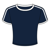 Ringer Tee with Shoulder Stripes - The Collegiate Lineup
