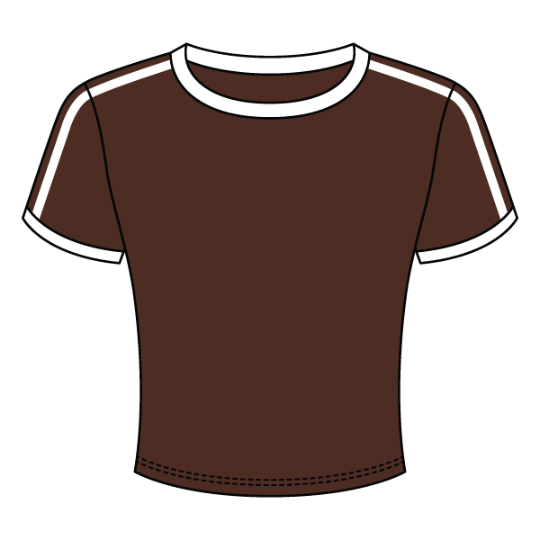 Ringer Tee with Shoulder Stripes - The Collegiate Lineup