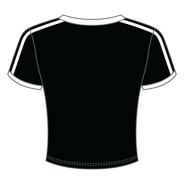 Ringer Tee with Shoulder Stripes - The Collegiate Lineup