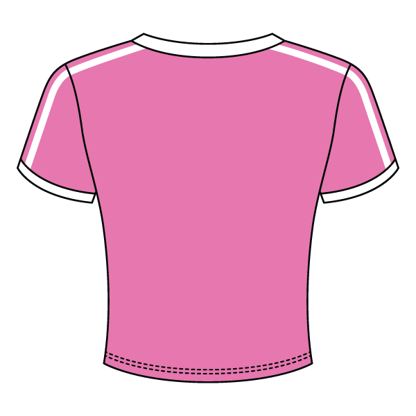Ringer Tee with Shoulder Stripes - The Collegiate Lineup