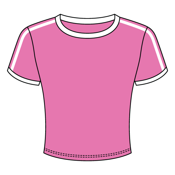 Ringer Tee with Shoulder Stripes - The Collegiate Lineup