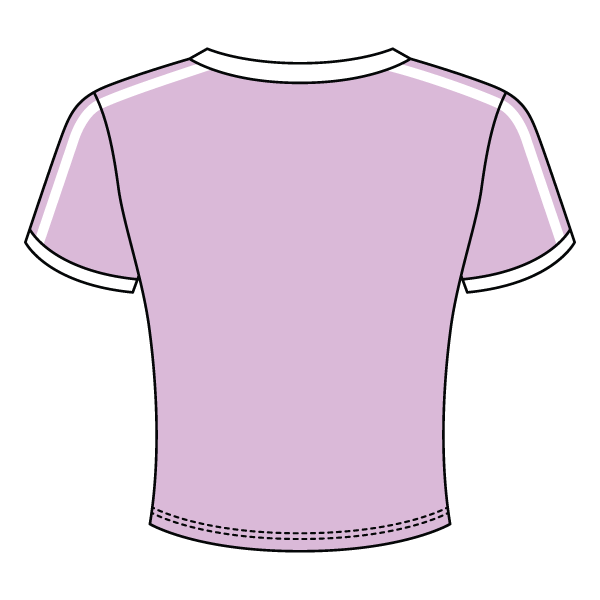 Ringer Tee with Shoulder Stripes - The Collegiate Lineup