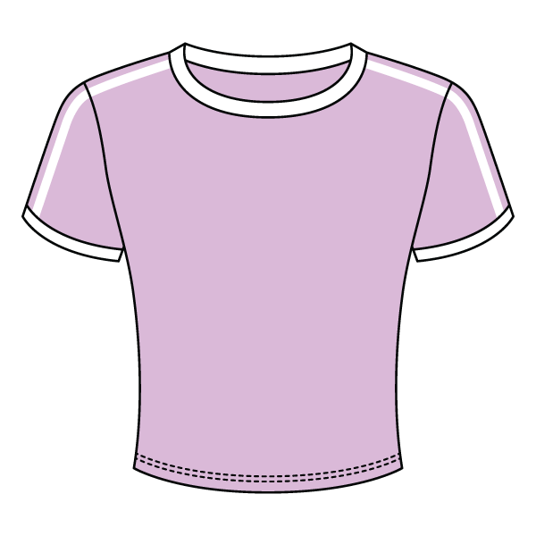 Ringer Tee with Shoulder Stripes - The Collegiate Lineup