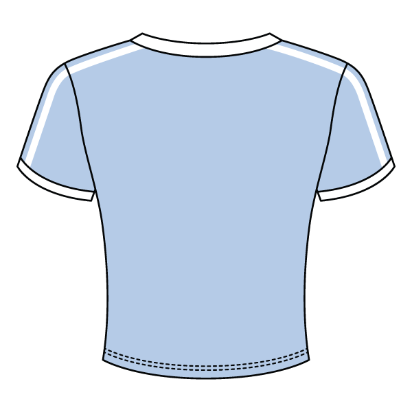 Ringer Tee with Shoulder Stripes - The Collegiate Lineup