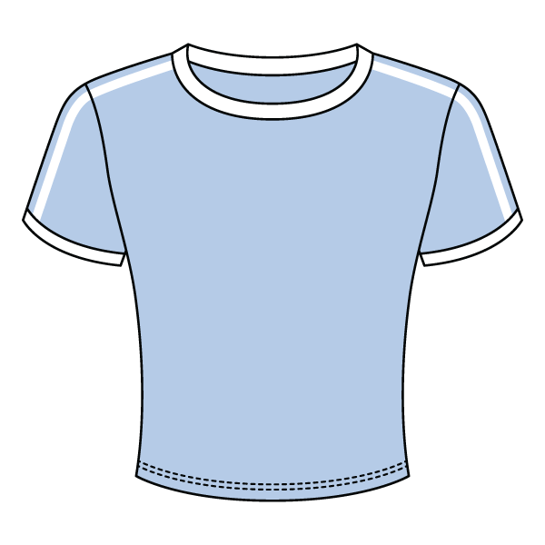 Ringer Tee with Shoulder Stripes - The Collegiate Lineup
