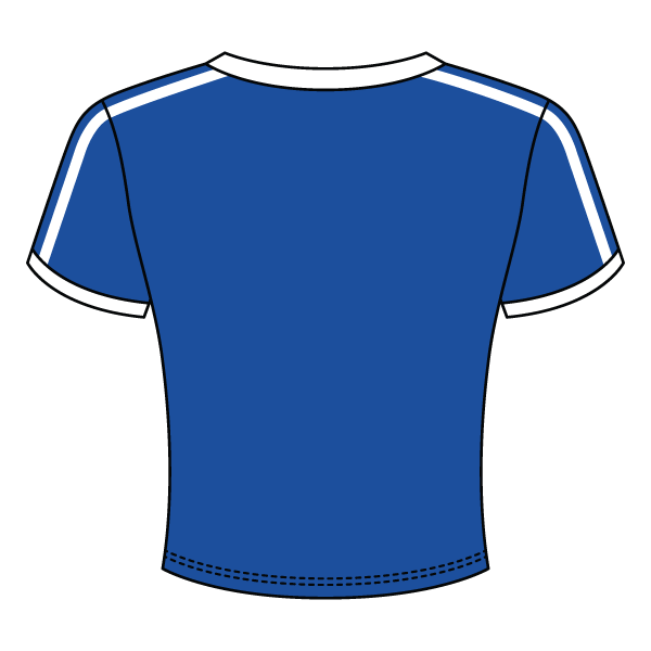 Ringer Tee with Shoulder Stripes - The Collegiate Lineup